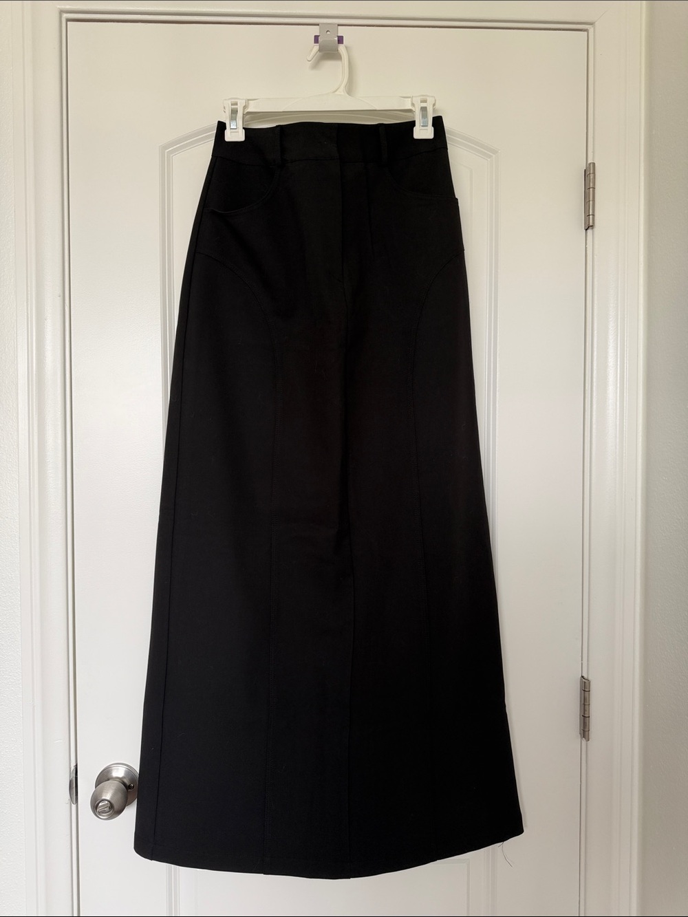 Source Unknown Black Maxi Skirt